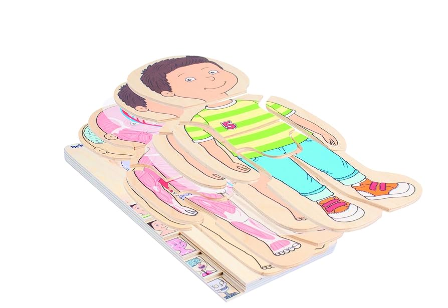 Beleduc - Body Puzzle Boy, Jigsaw Puzzles - Amazon Canada